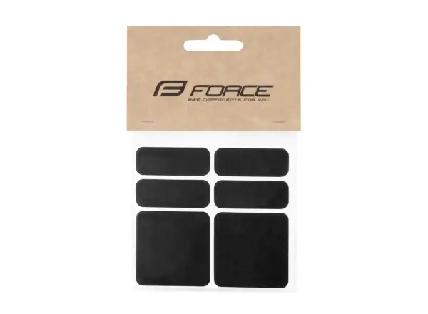 Force set of reflective stickers 6 pcs black
