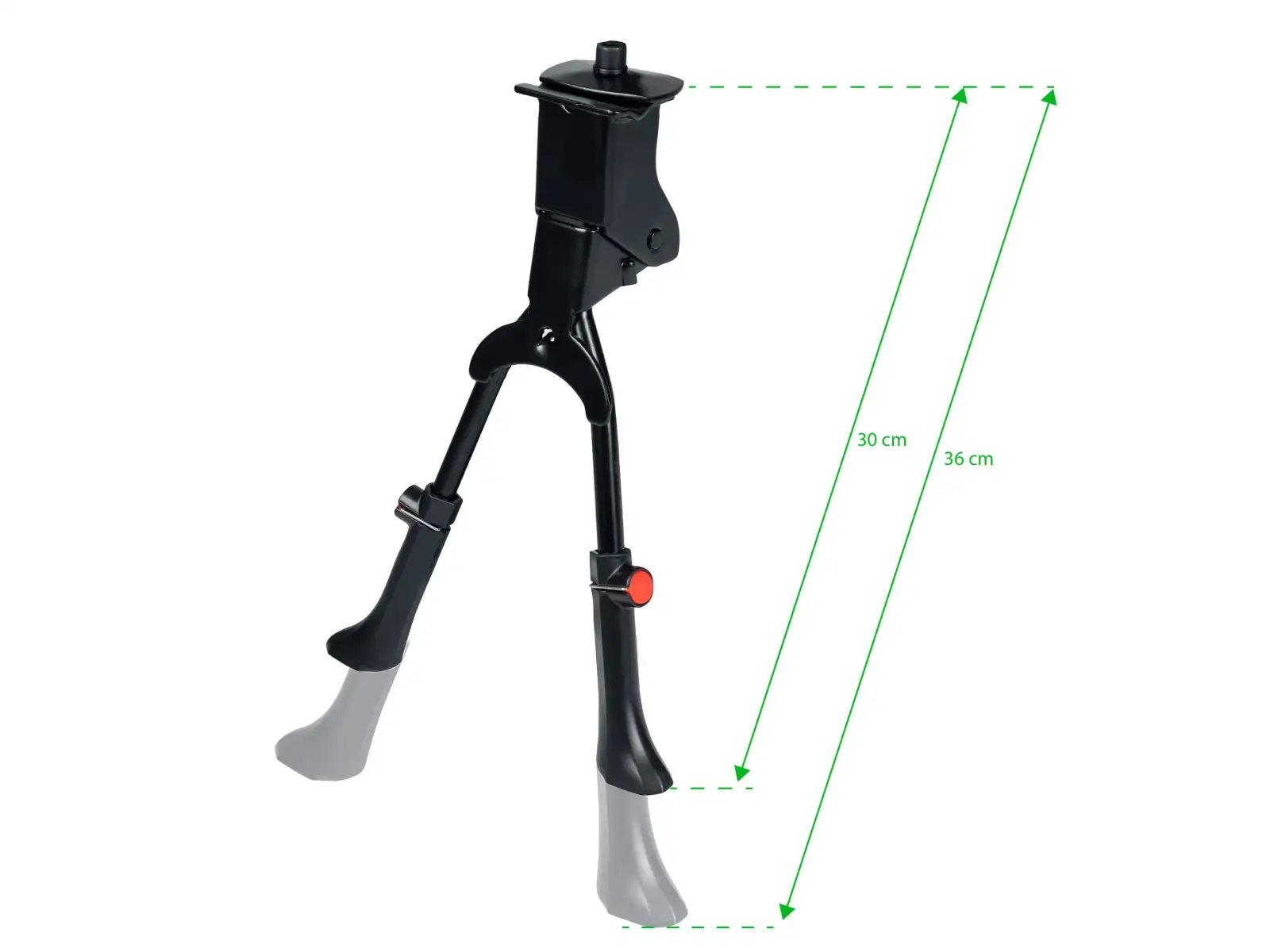 Force 24-29'' Fe kickstand under frame/double-legged black