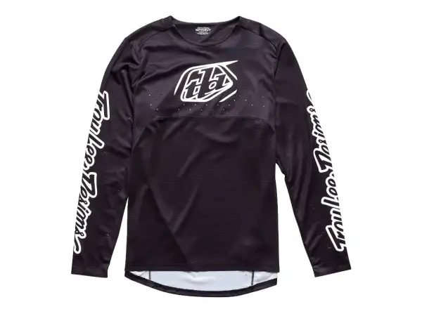Troy Lee Design Sprint youth jersey with long sleeve Icon Black
