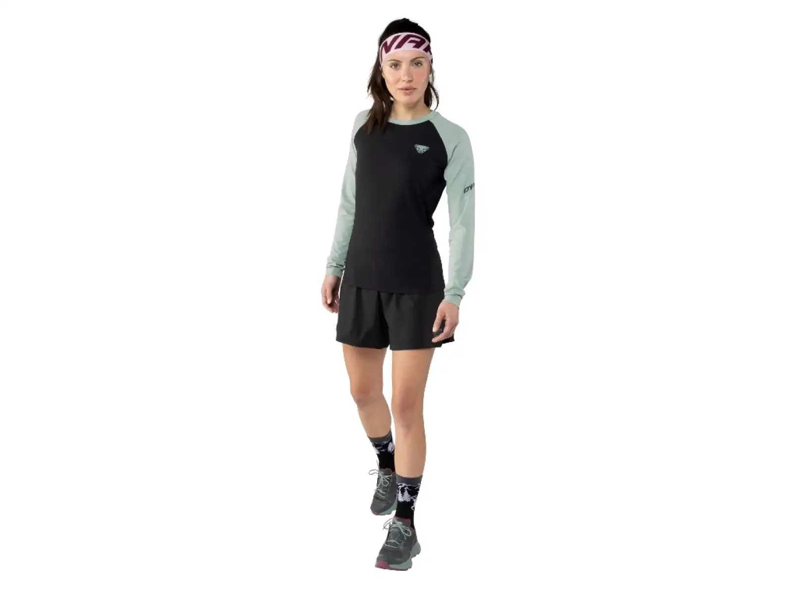 Dynafit Alpine Pro women's long sleeve shirt Black Out/Jadelite