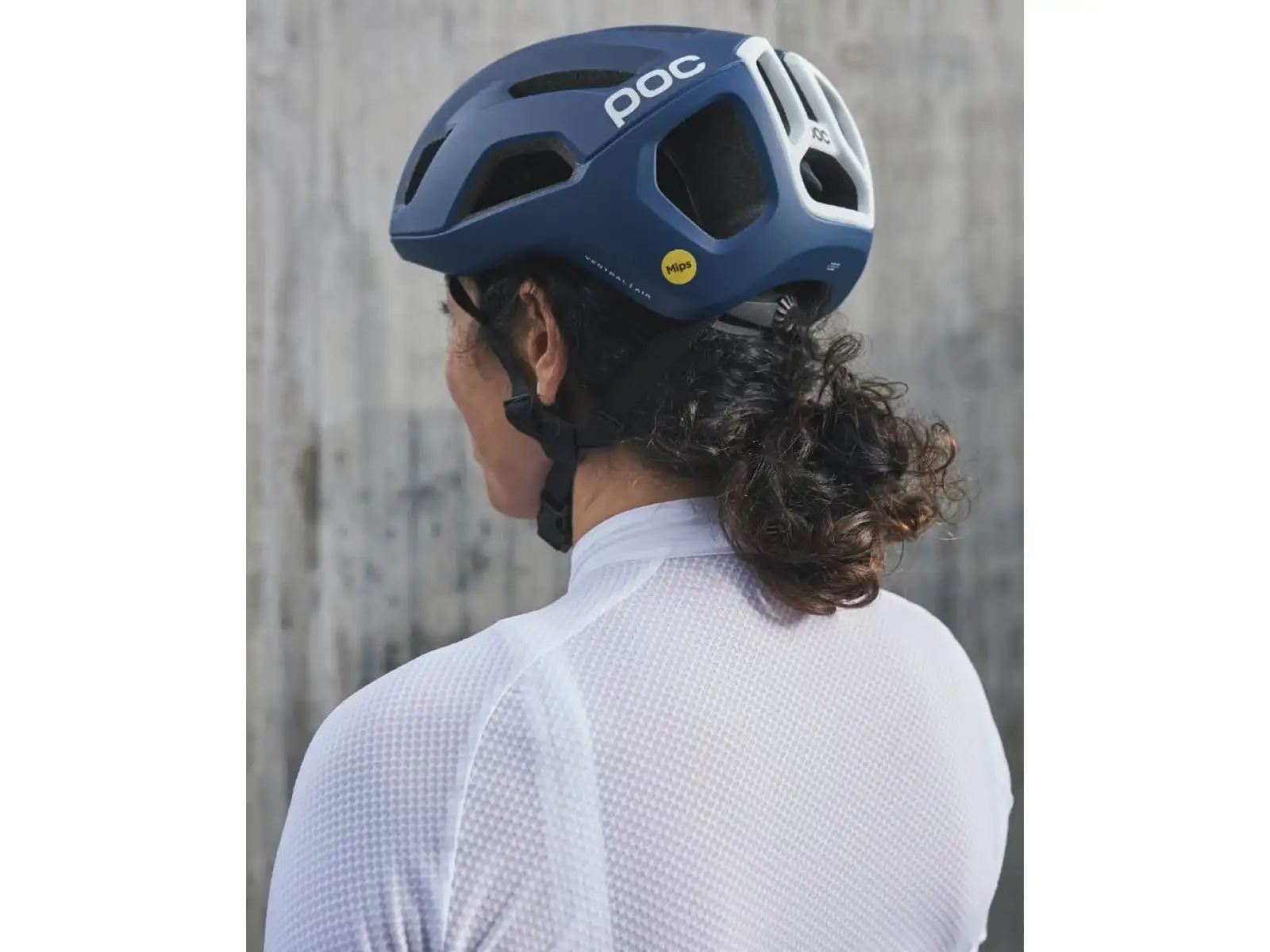 POC Ventral Air MIPS helmet Lead Blue Matt