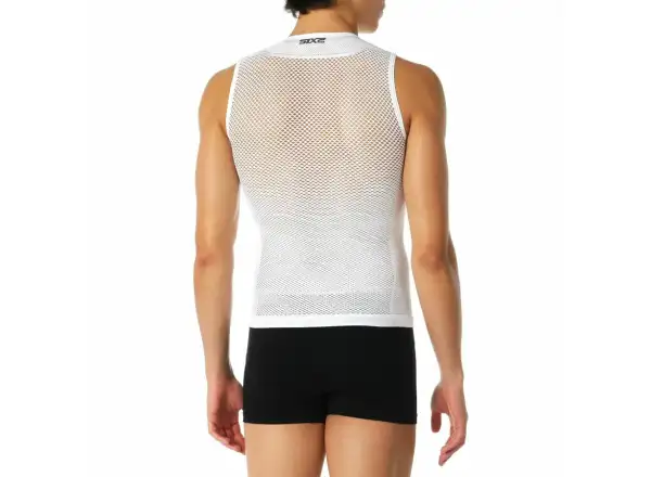 SIXS SMRX mesh sleeveless shirt white