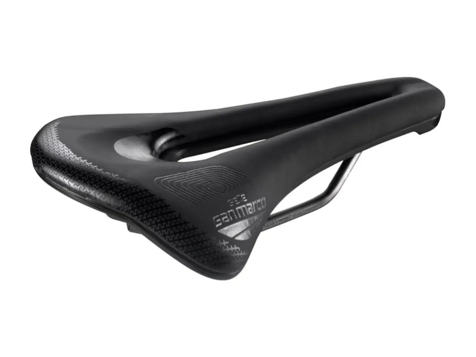 Selle San Marco Shortfit 2.0 Supercomfort Open-Fit Racing Wide saddle black