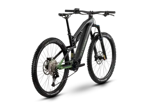 Raymon Trailray 150 full-suspension e-bike black/resedagreen/citron