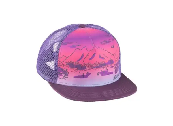 Salsa Landscape trucker hat purple