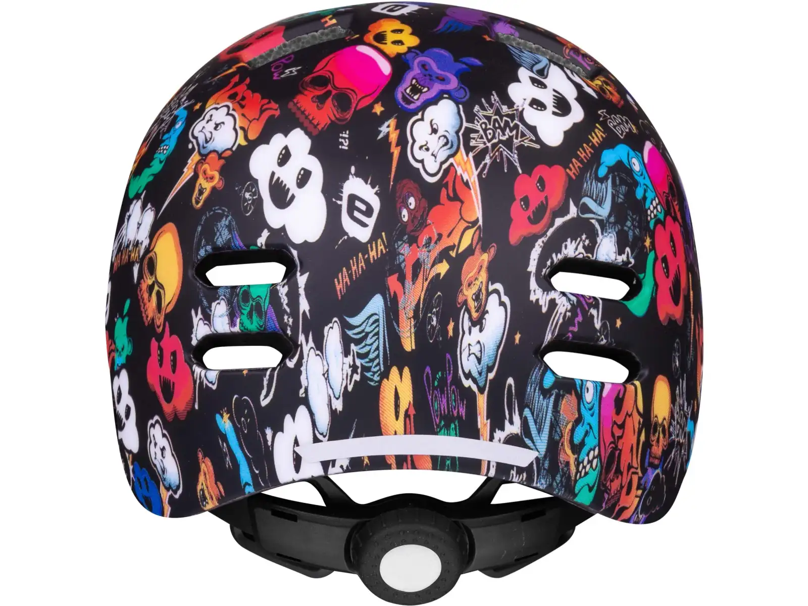 Etape Buddy kids cycling helmet black/graphics matte