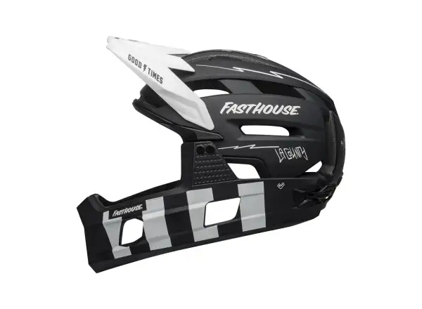 Bell Super Air R Mips helmet matte black/white fasthouse