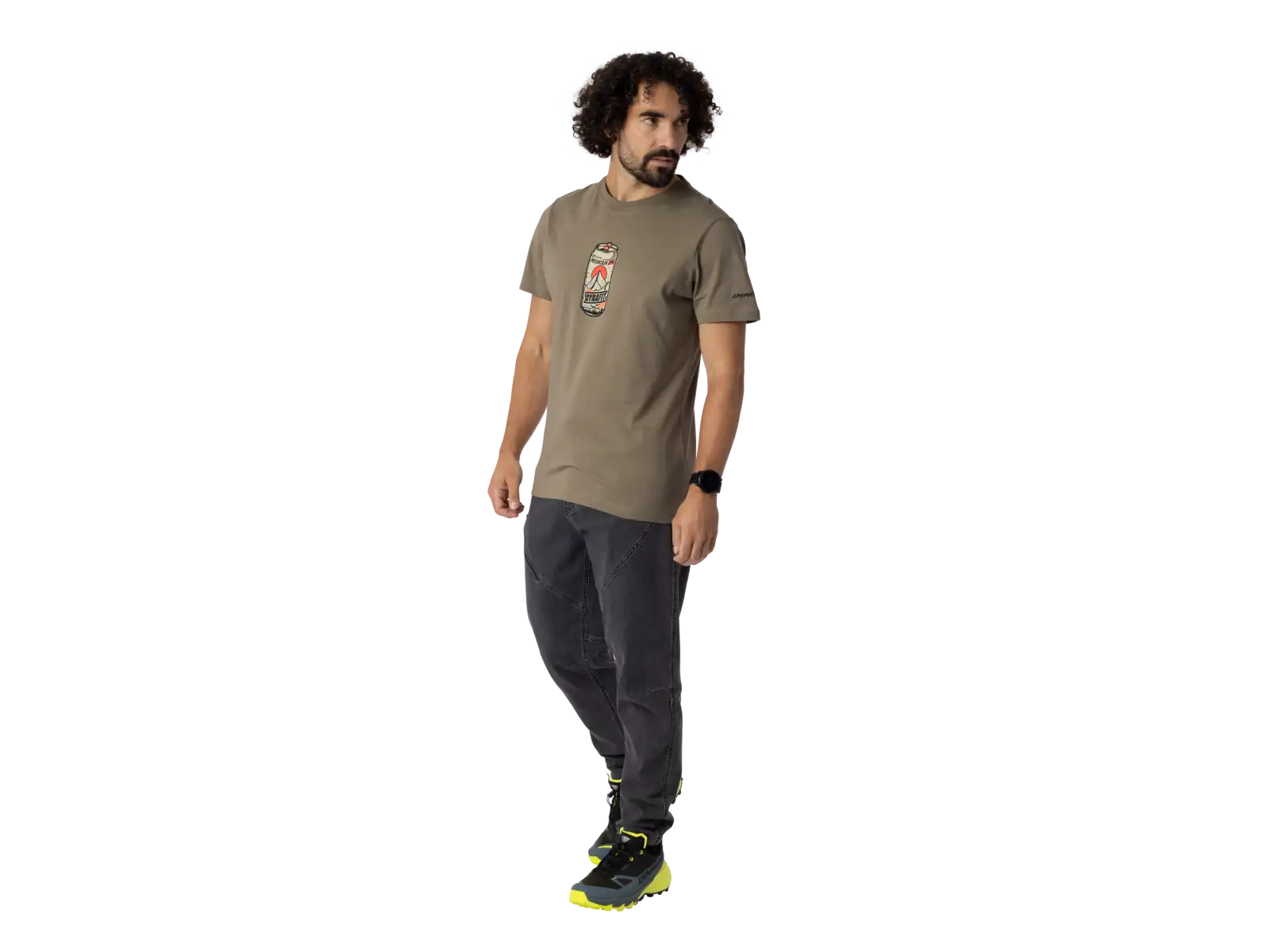 Dynafit Graphic Cotton men's T-shirt short sleeve Fallen Rock/Beer Can