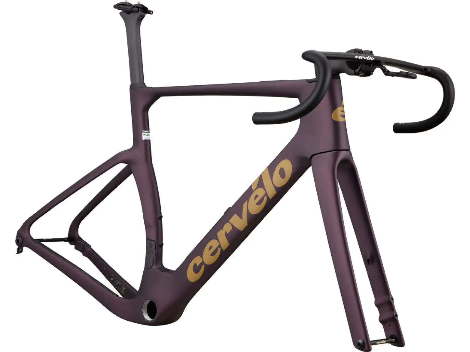 Cervélo Aspero-5 gravel frame set Black Currant
