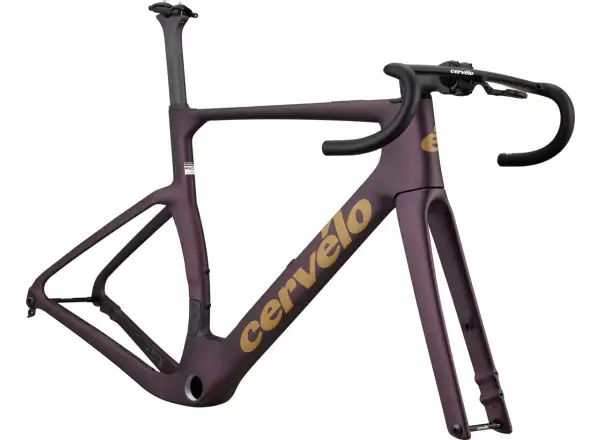 Cervélo Aspero-5 gravel frame set Black Currant