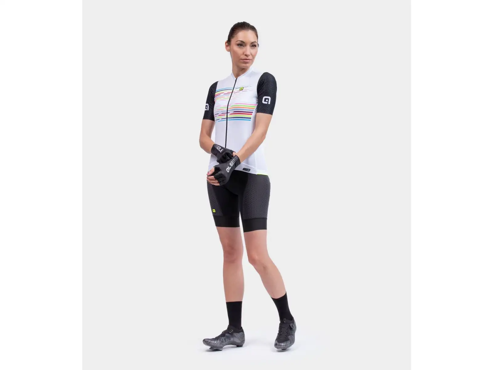 Alé PR-S Logo women's jersey short sleeve White