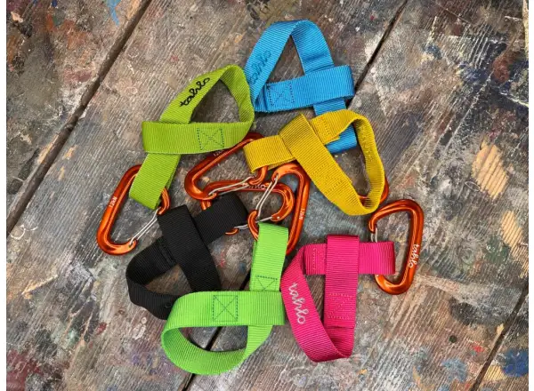 Tahlo Premium strap with carabiner yellow