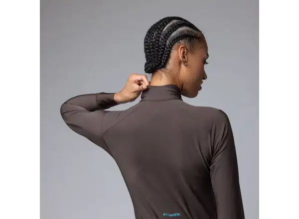 Alé Klimatik K-Idro women's insulated jersey long sleeve Coffee