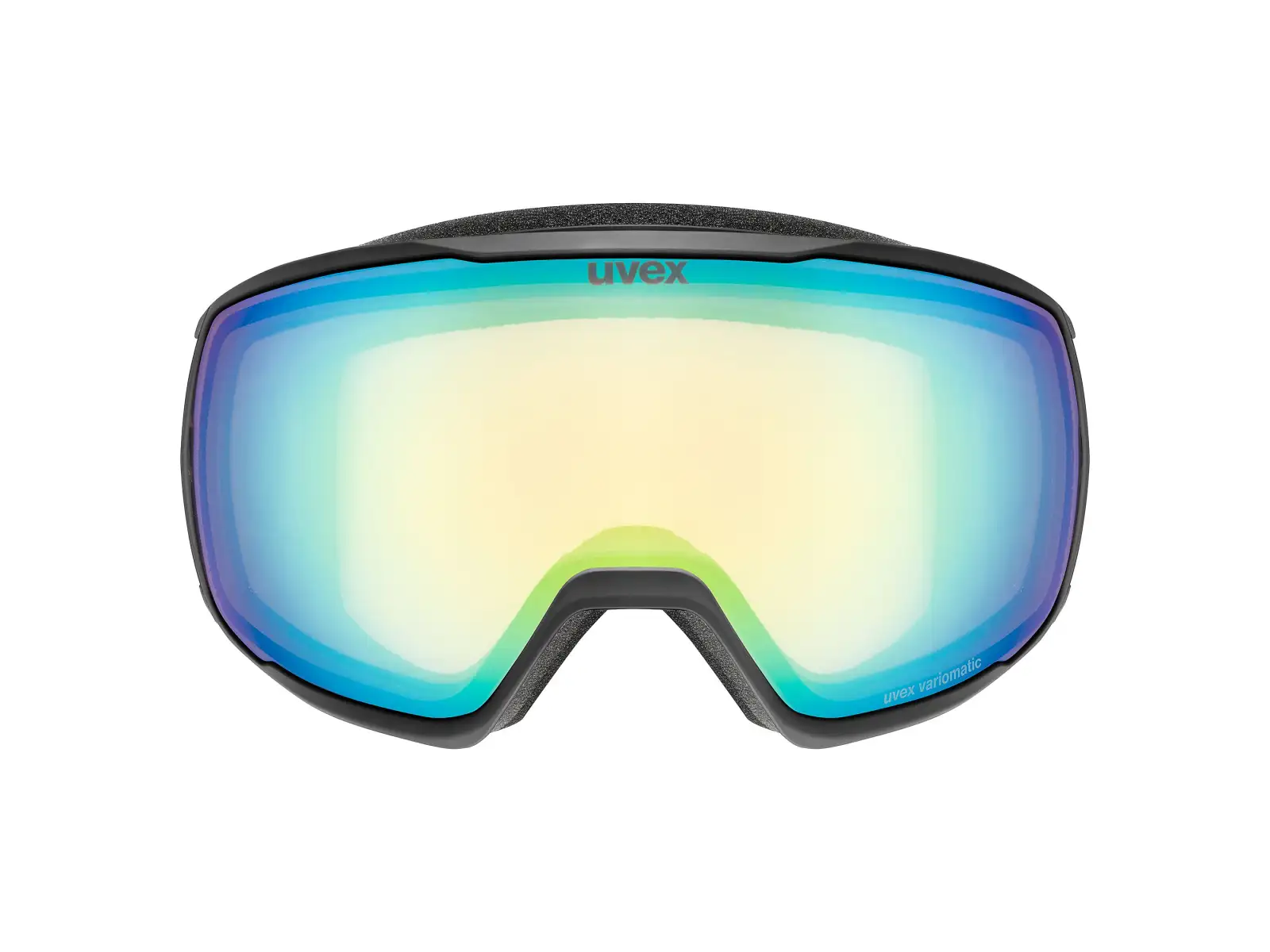 Uvex Vitorious V ski goggles black matt/rainbow - clear