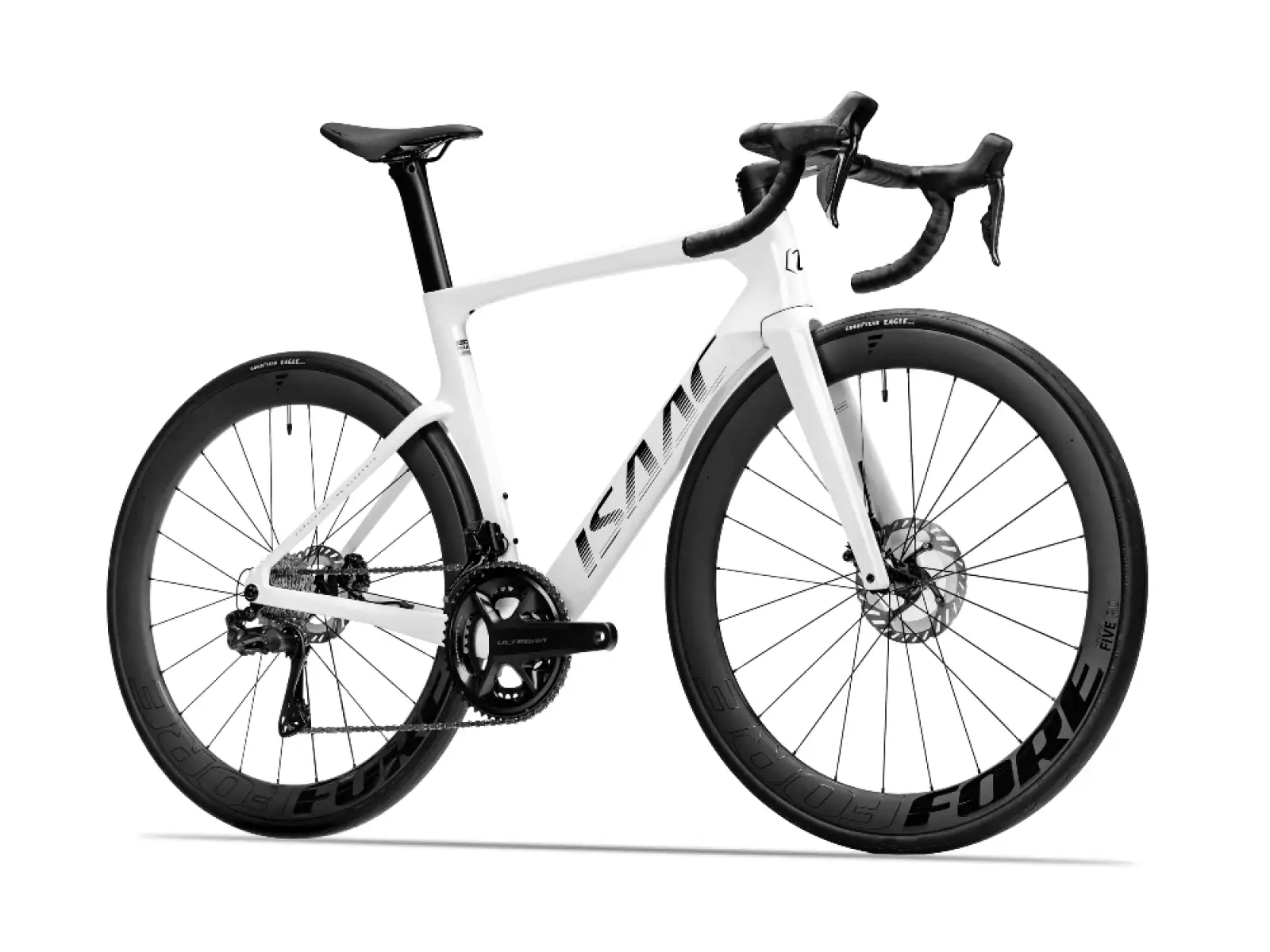 Isaac Meson 105 Di2 road bike Mineral White
