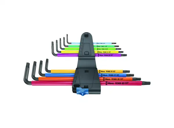 Wera 967/9 TX XL Multicolour HF 1 TORX L-keys long with retention set 9 pcs