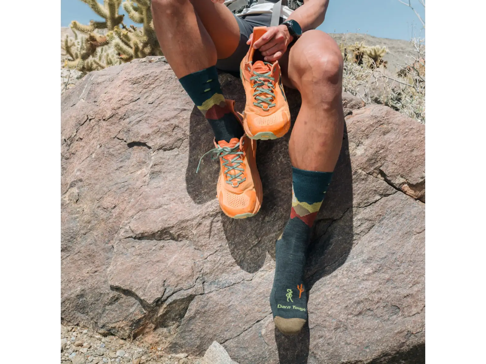 Darn Tough Spaced Out Micro Crew Lightweight Cusion men's socks Charcoal