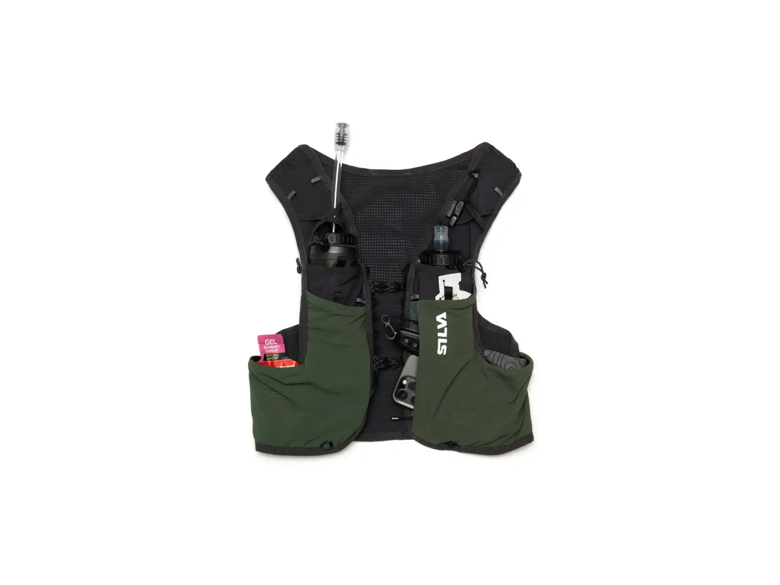 Silva Strive Fly Green running vest dark green