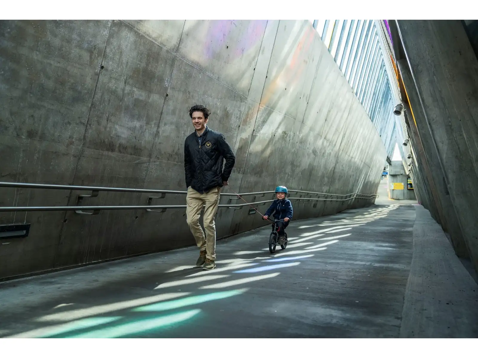 Kidreel reel for children's bikes blue