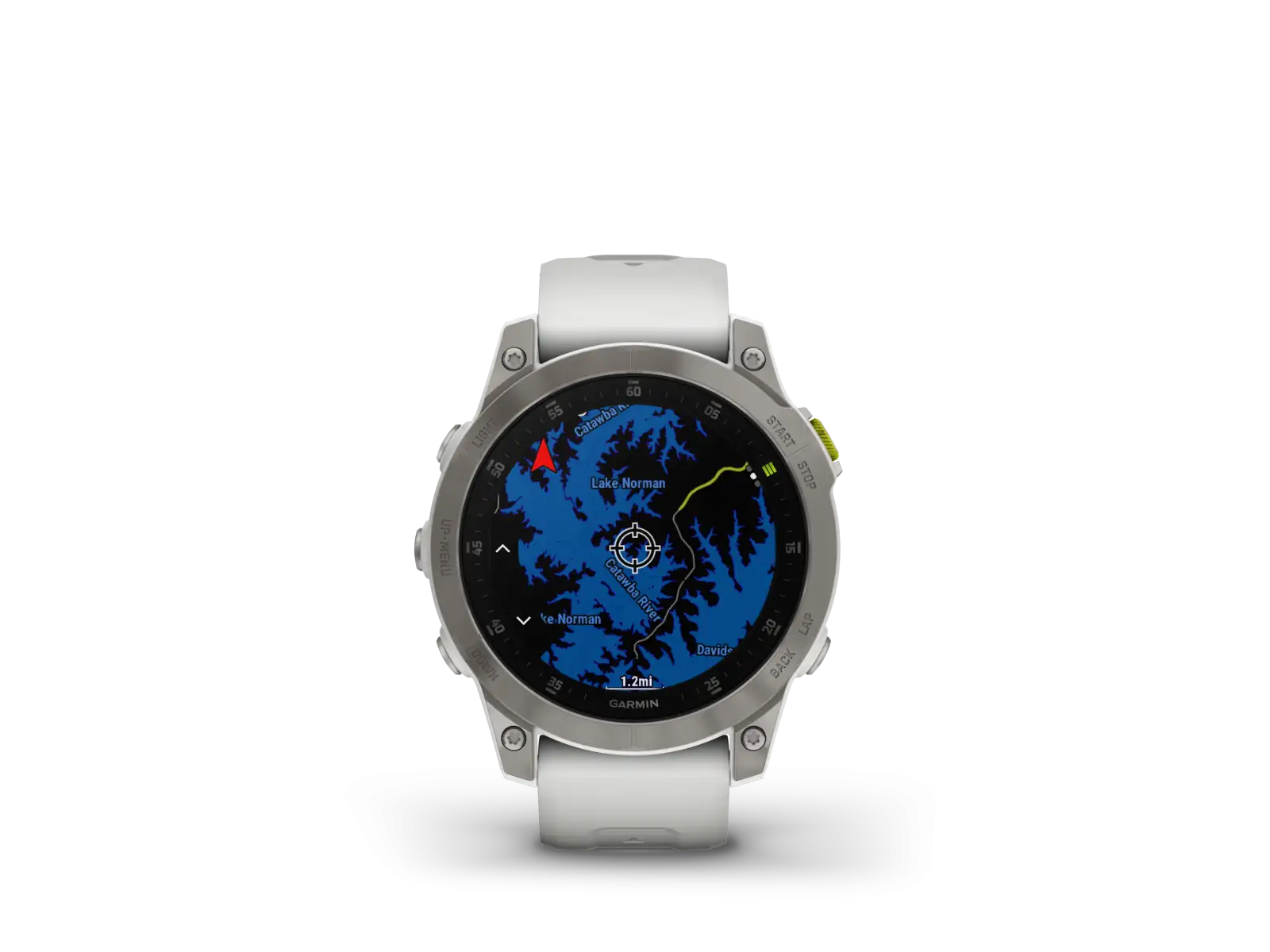 Garmin epix Gen 2 Sapphire Edition smart watch Titanium/White