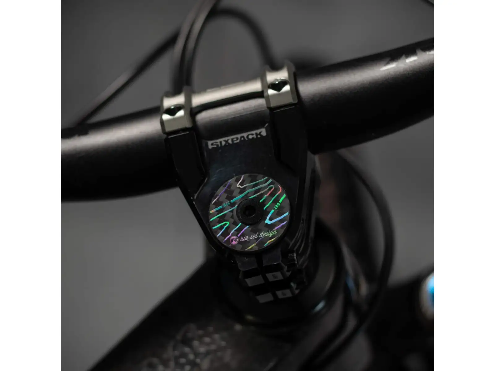 Rie:sel Design Stem:cap headset cover Höhenlinien