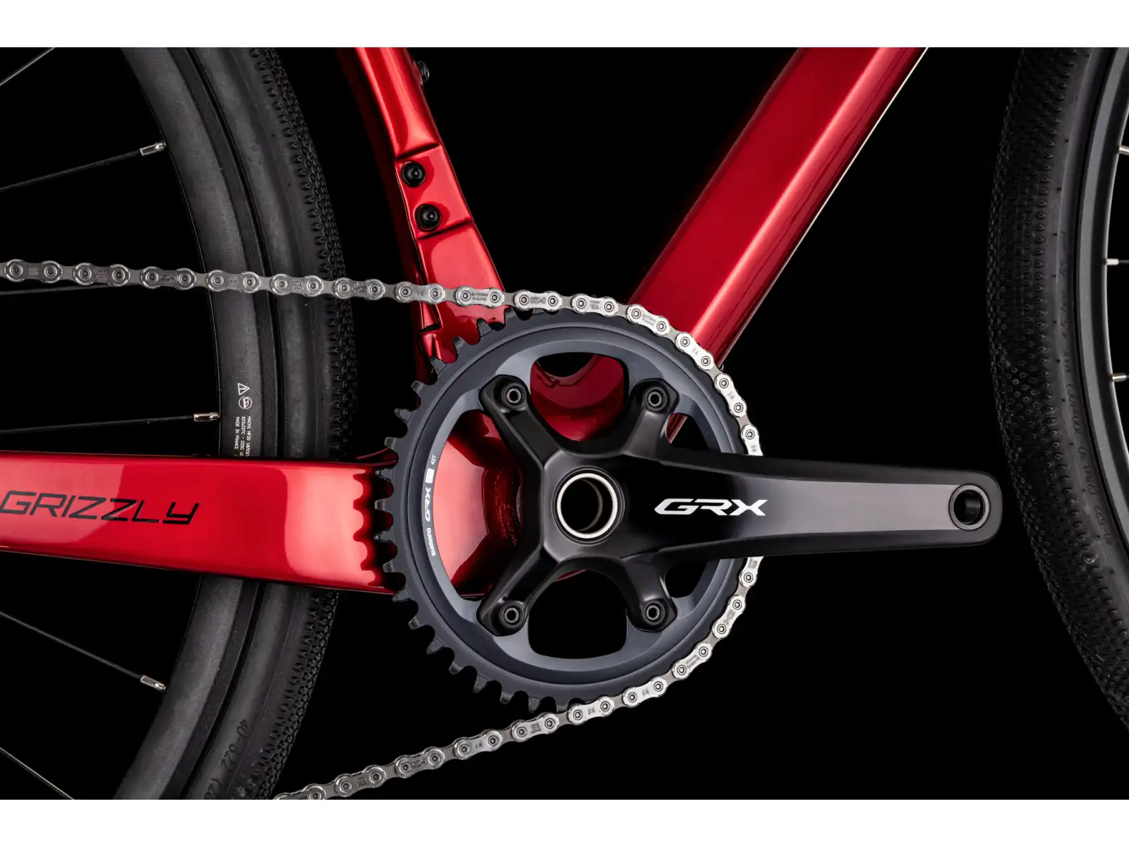 4Ever Grizzly Elite gravel bike Flame red