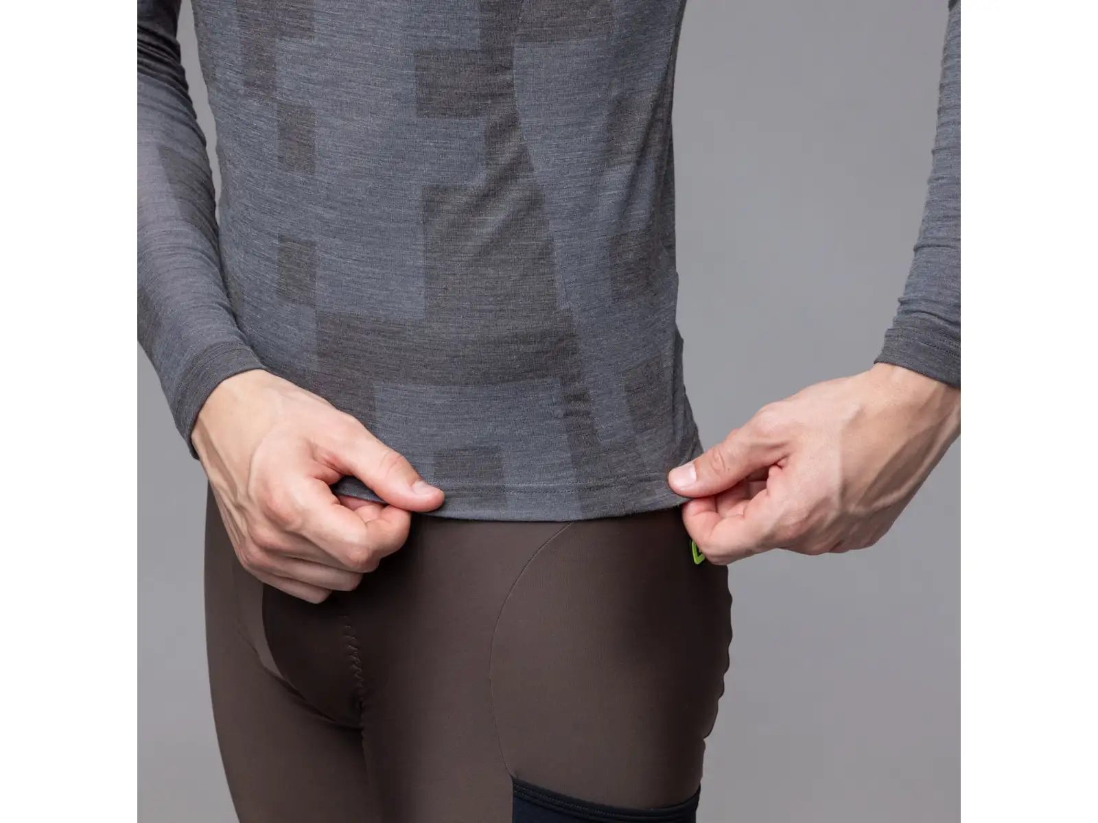 Alé Intimo Knitted men's undershirt long sleeve Grey
