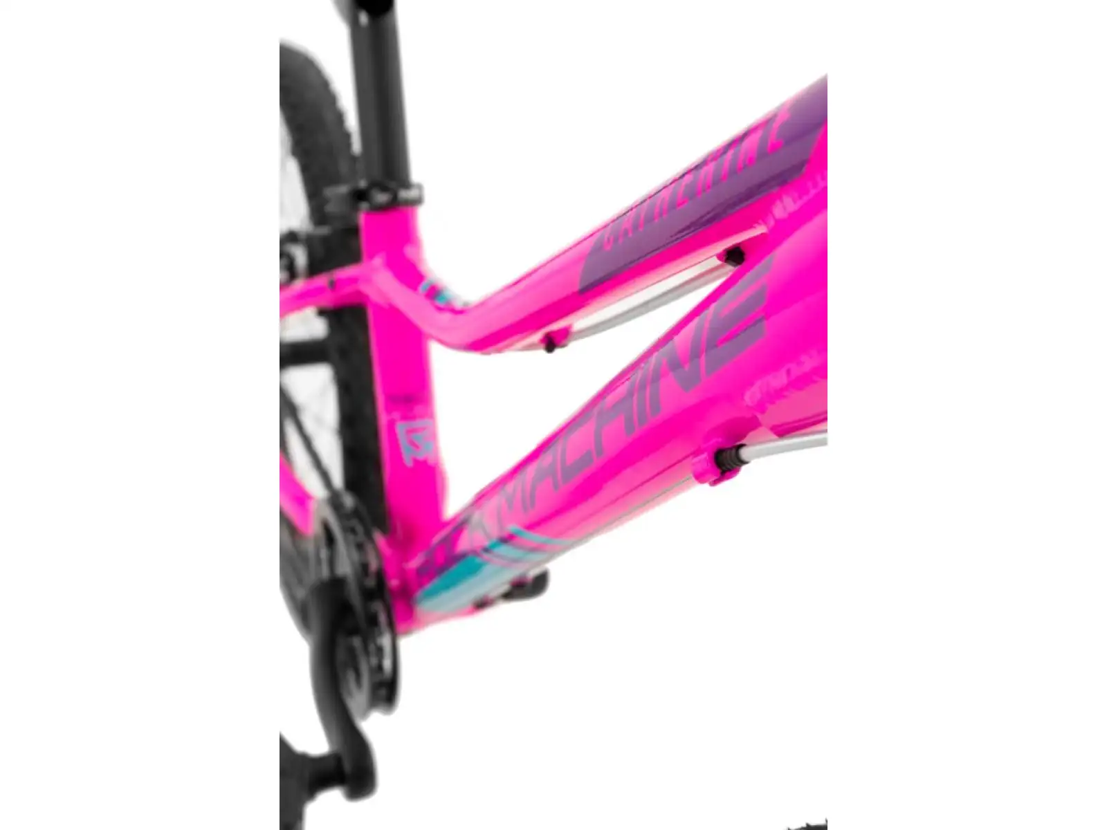Rock Machine Catherine 20 gloss neon pink/Violet/neon cyan children's bike