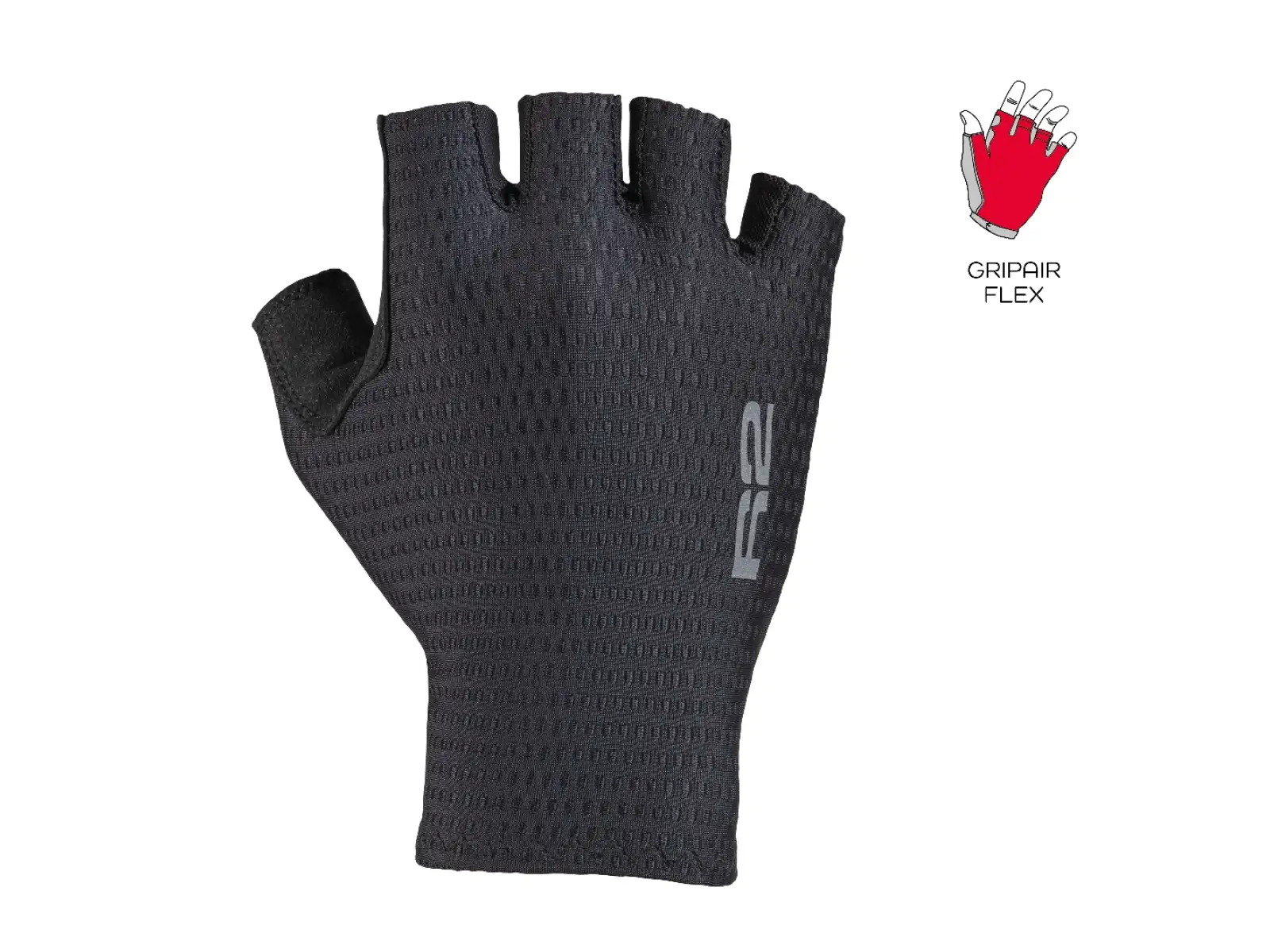 R2 Topas cycling gloves black
