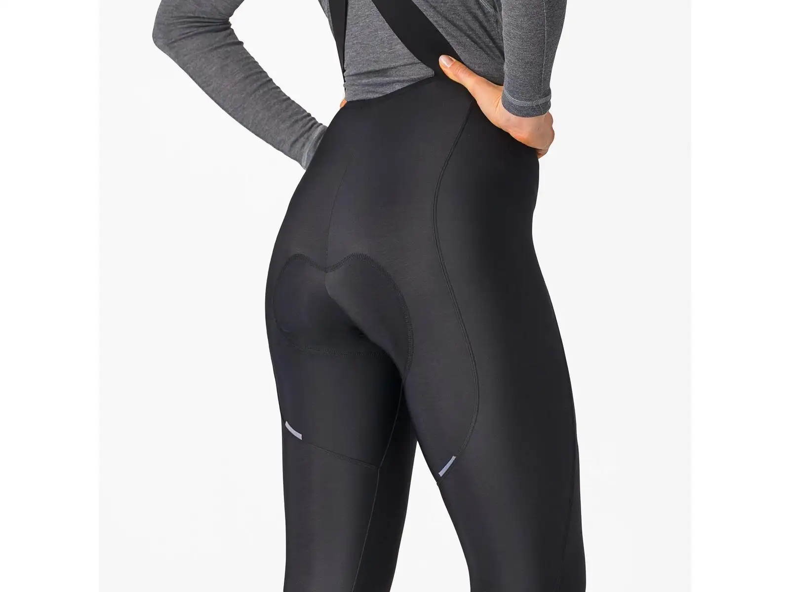 Castelli Espresso Bibtight women's bib tights with pad Black