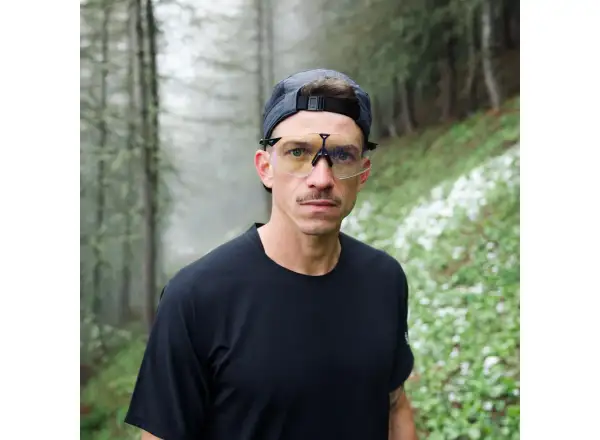 100% Hypercraft glasses Gloss Black/Photochromic Purple Mirror