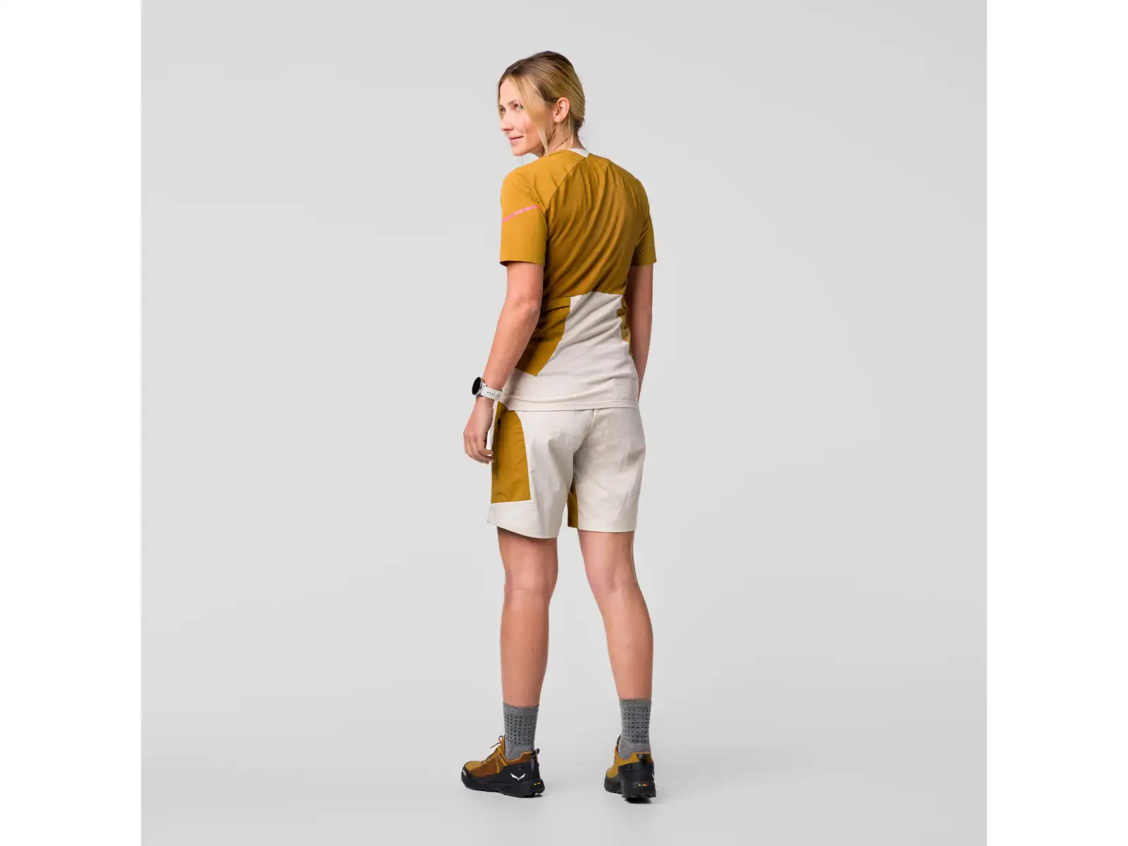 Salewa Vento AM HZT women's jersey short sleeve Oatmeal