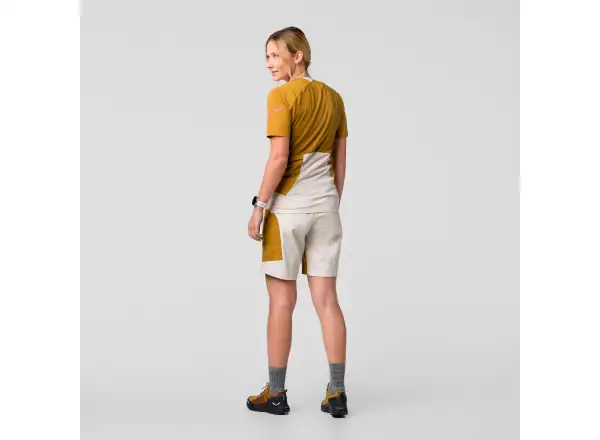 Salewa Vento AM HZT women's jersey short sleeve Oatmeal