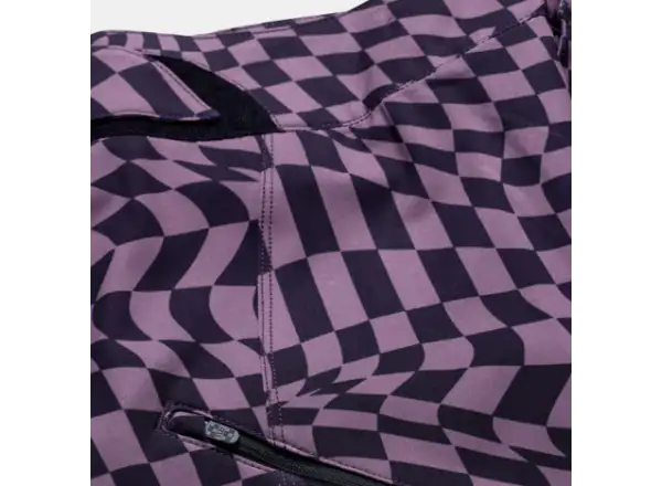 Troy Lee Designs Lilium Twisted Checkers women's MTB pants Deep Purple
