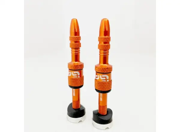E-13 Quick Fill tubeless valves 16-24 mm 2 pcs Naranja