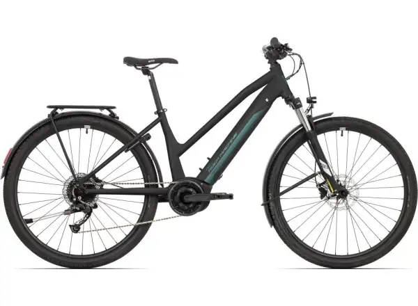 Rock Machine Torrent e90-29 B Touring Easy Entry e-bike Matte Black / Petrol