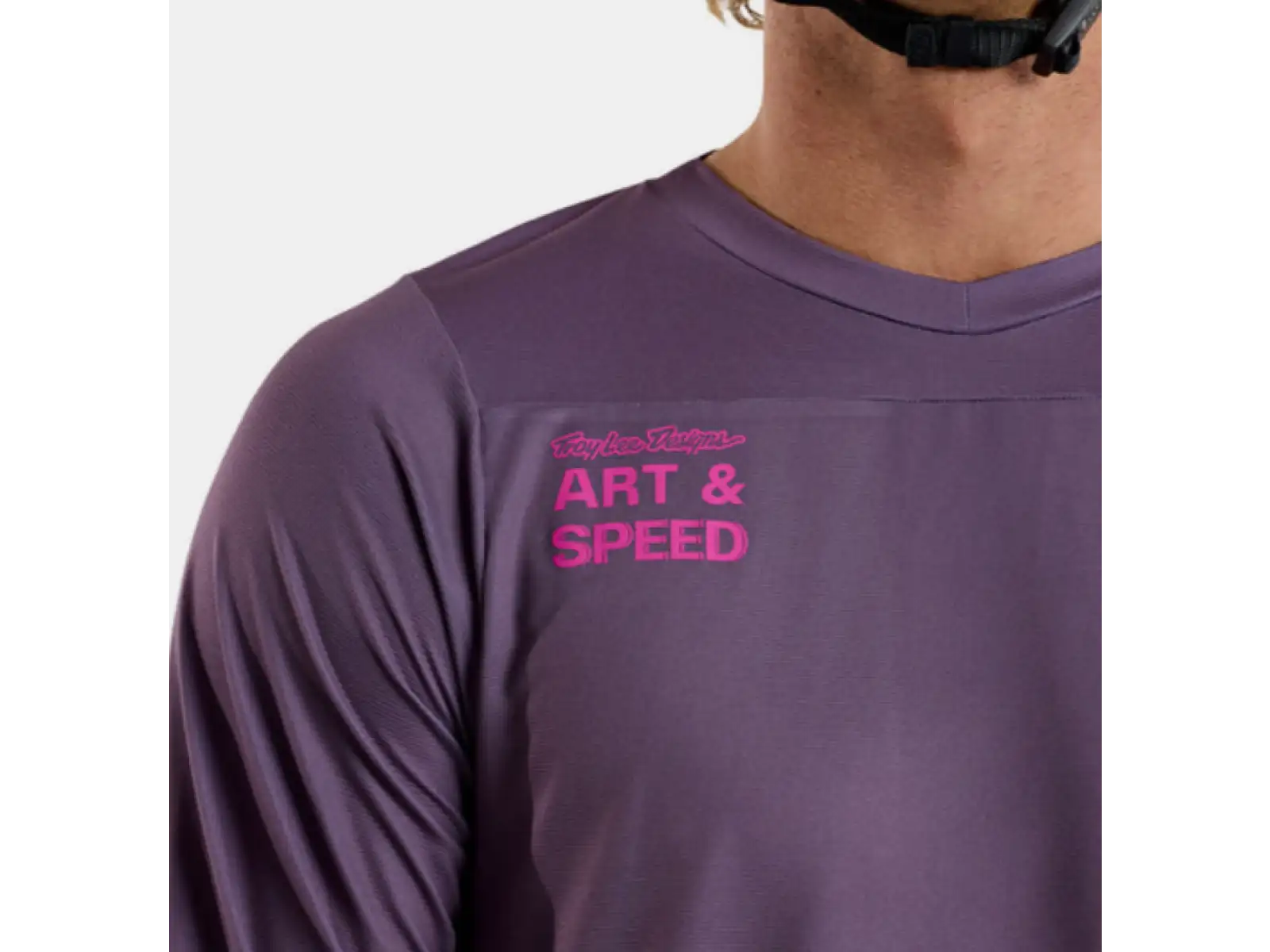 Troy Lee Designs Skyline Radioscape men's jersey long sleeve Deep Purple