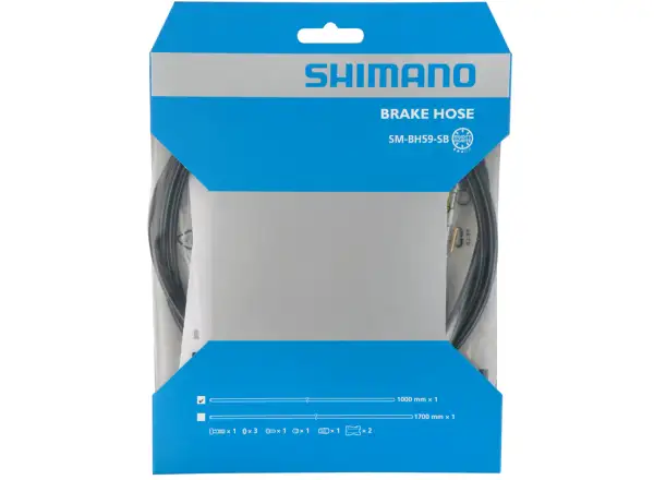 Shimano SM-BH59-SB brake hose 1000 mm, straight – banjo