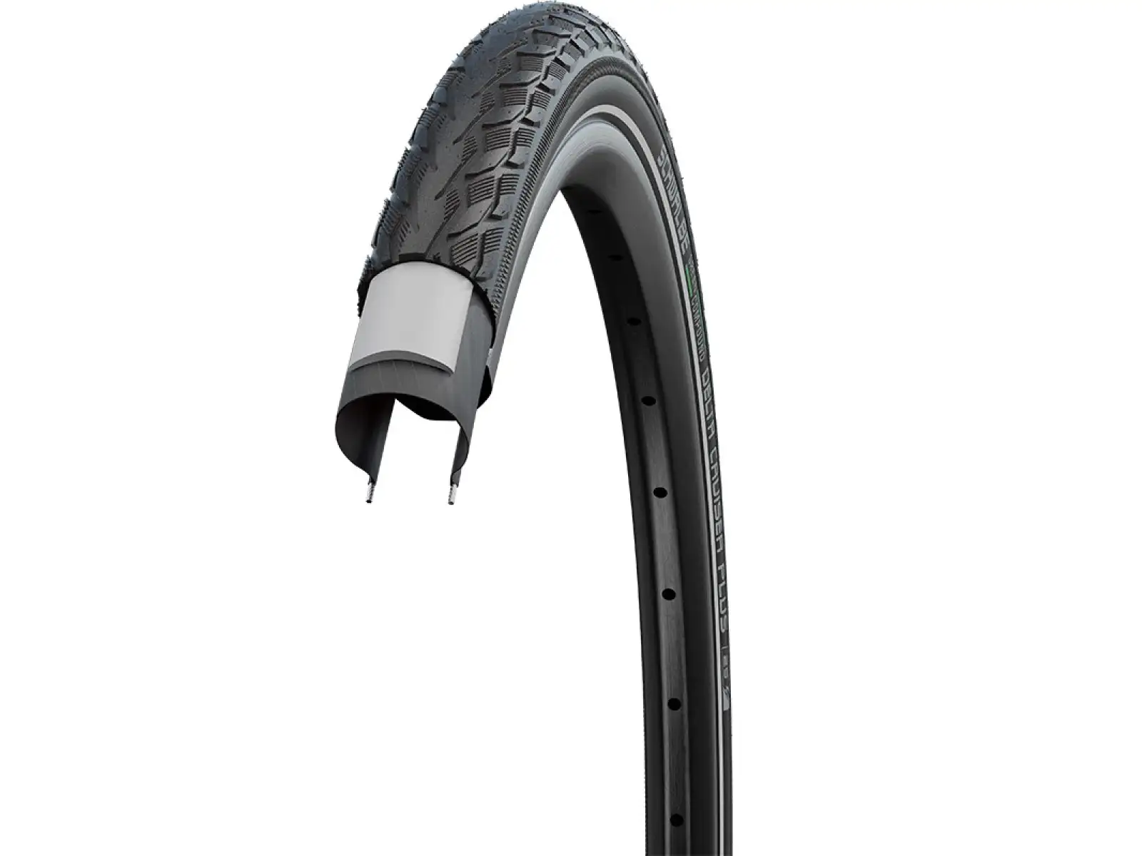 Schwalbe Delta Cruiser Plus E-25 26x2.00" MTB tire wire black