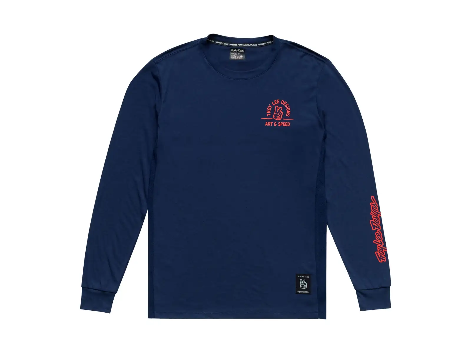 Troy Lee Designs Skyline Ride men's jersey long sleeve Locals/Midnight