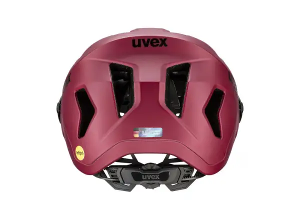 Uvex Renegade MIPS helmet Ruby Red/Black Matt