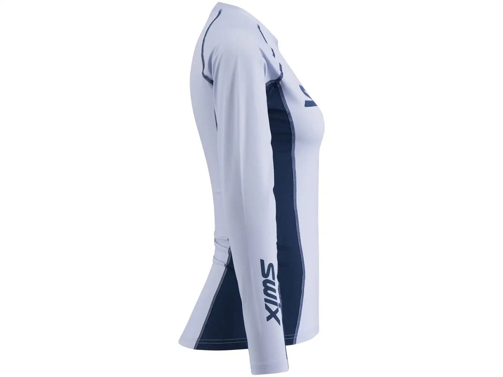 Swix RaceX Dry women's long sleeve shirt Heather/Lake Blue