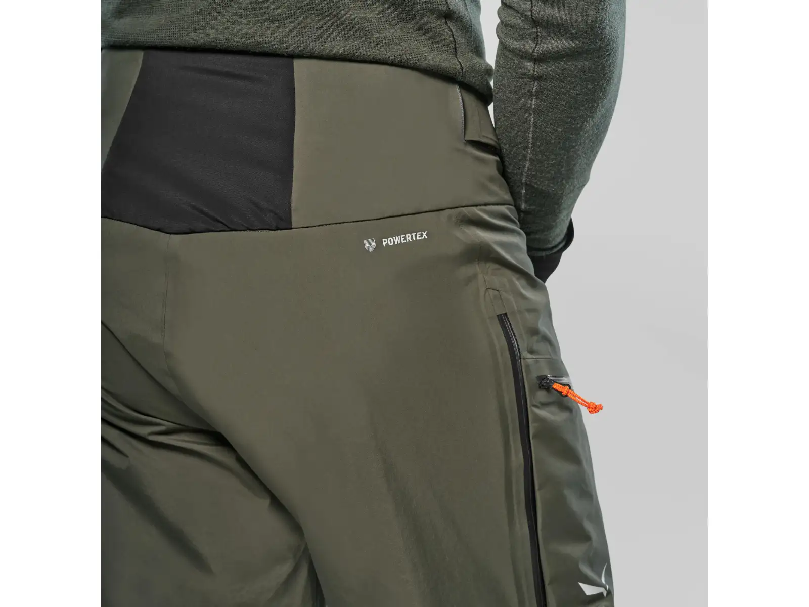 Salewa Sella 3L Powertex men's pants Dark Olive