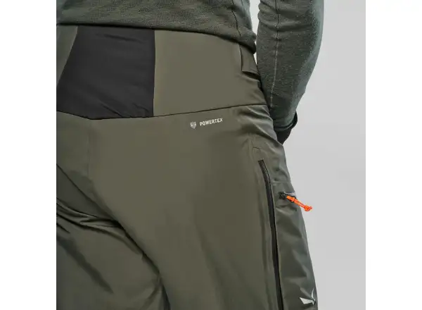 Salewa Sella 3L Powertex men's pants Dark Olive
