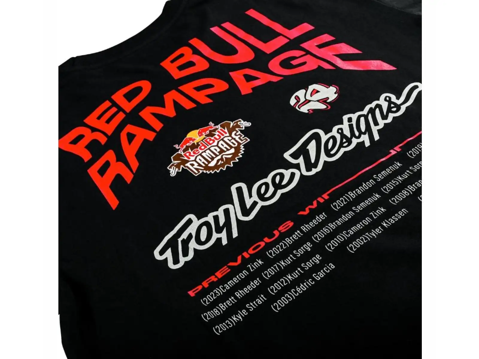 Troy Lee Designs x Red Bull Rampage Mind Melt men's t-shirt short sleeve Black