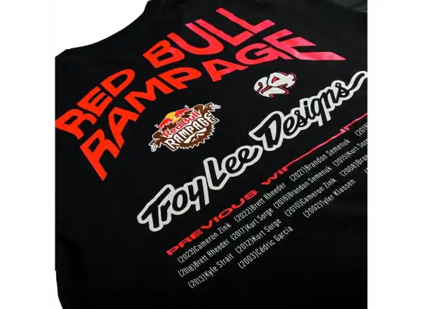 Troy Lee Designs x Red Bull Rampage Mind Melt men's t-shirt short sleeve Black