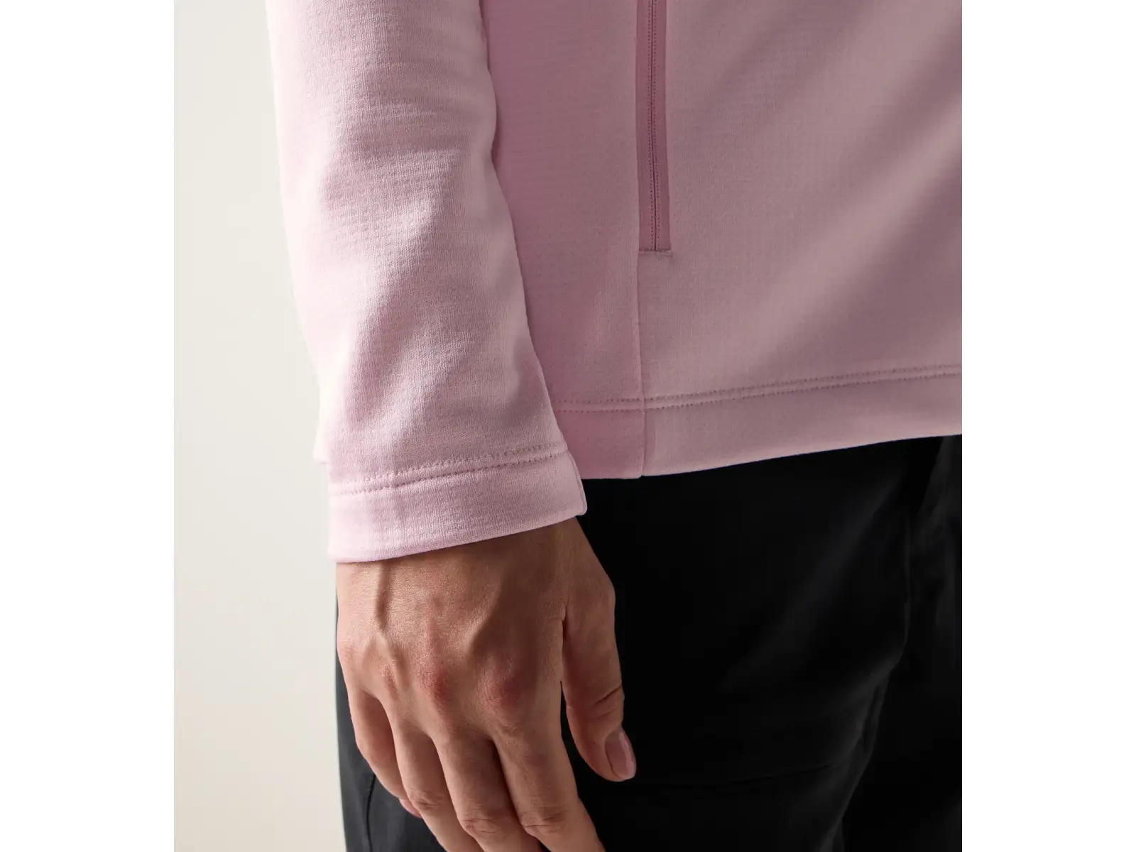 Haglöfs Korp Mid Hood women's sweatshirt Fresh Pink