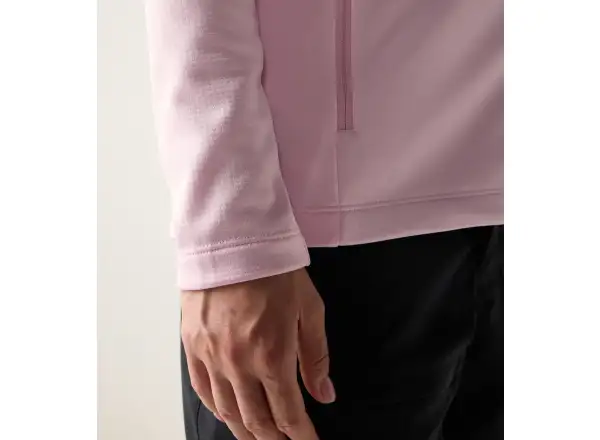 Haglöfs Korp Mid Hood women's sweatshirt Fresh Pink