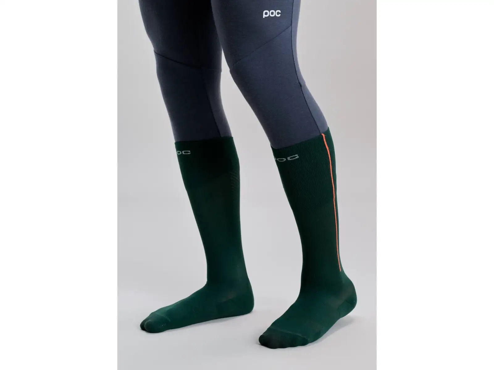 POC Race Sock Lite ski socks Pargasite Green