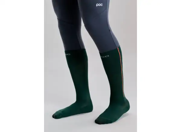 POC Race Sock Lite ski socks Pargasite Green